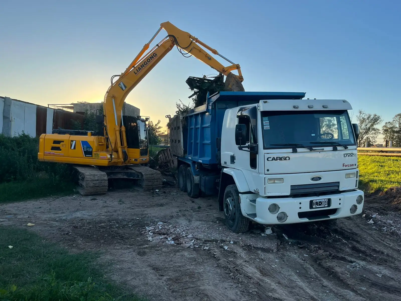 Imagen de trabajos en obra